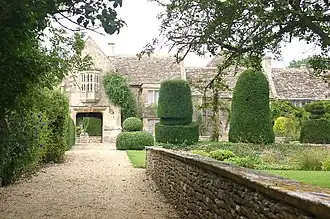 South Wraxall Manor, with Garden Wall to South