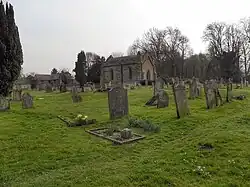 Sandys Mausoleum about 75m south-west of the Church of St Andrew