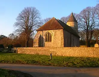 View of church from East