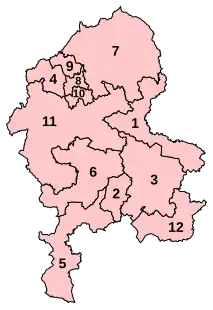 2010-2024 constituencies in Staffordshire