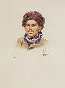 Portrait of A. N. Pestunov (1890, State Tretyakov Gallery)