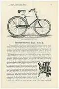 Sylph Model B. Diamond Frame Bicycle Advertisement