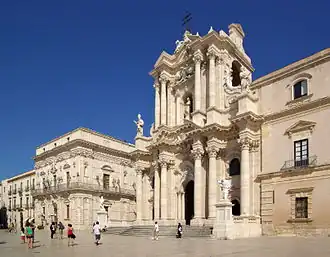 The seat of the Archdiocese of Siracusa is the Cathedral of the Nativity of Mary Most Holy.