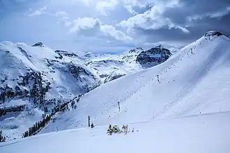 A lift at the Telluride Ski Resort