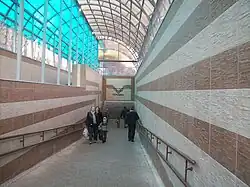 Entrance to the station