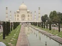 Taj Mahal and grounds: Drinking fountain in the west enclosure wall of the Taj Garden.