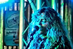 Demi Demitro from The Velveteers performing at Westword Music Showcase 2017