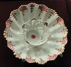 Saucer with gallery, Vienna, Du Paquier period