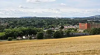 View of Glenrothes from St Drostan's Cemetery