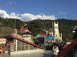 Shri Hanuman Statue can be seen from The Ridge