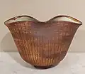 Waistel Cooper - Clamshell Vase, stoneware, circa 1950s..