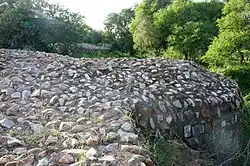 Wall of Rai Pithora's fort including gateways and bastions