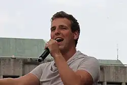 Wesley Klein during his performance at Hart voor Muziek in Eindhoven, the Netherlands.