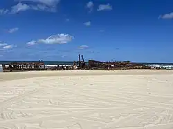 Wreck of Maheno in March 2023