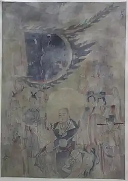 Silk painting depicting the Daoist deity Emperor Xuanwu