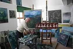 Yankel in his studio