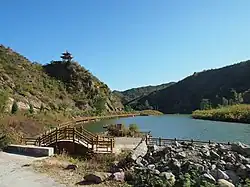 Sight near Dazhazi Village, northwest of the town, 2012