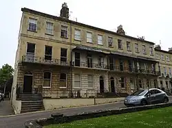 Nos 18–24, Priory Parade and attached railings