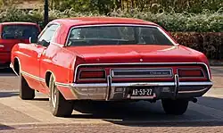 1971 Ford Galaxie 500 2-door Hardtop, rear view