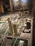 Model of neighborhood of buildings