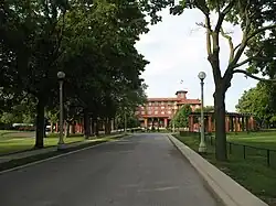Driveway leading to South Shore Cultural Center