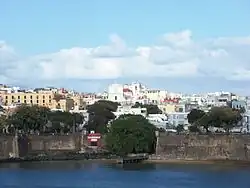 Old San Juan, seen from San Juan Bay