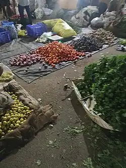 Early morning market in Anandapuram