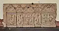 Architectural fragment with divine figures, circa 10th century CE