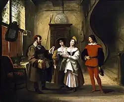 Autolycus selling his wares, c. 1830