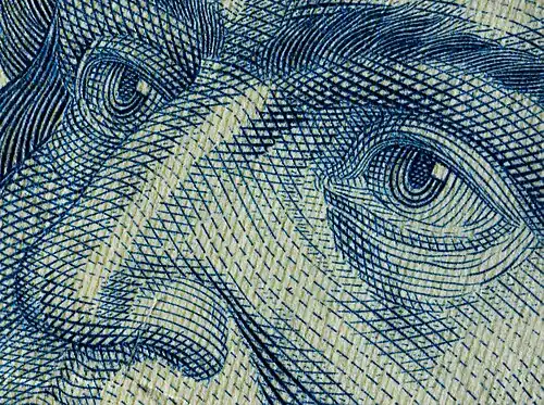 Bank note detail