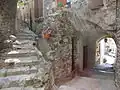 Old village: street and stairs