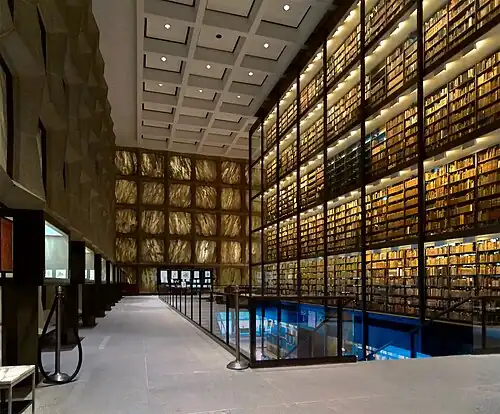 Beinecke Library Interior Yale University, New Haven, CT 1963
