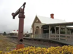 Disused Blayney–Demondrille line platform in July 2010