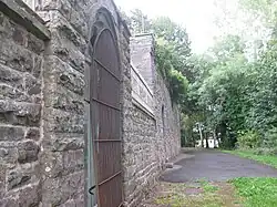 Tower of Medieval Town Wall to rear of No.3 Buckingham Place
