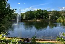 Bykovo Pond in Zelenograd, Matushkino District