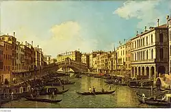 Venice the Grand Canal from the Palazzo Dolfin-Manin to the Rialto Bridge