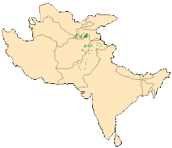 Map of range