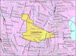 Census Bureau map of Woodcliff Lake, New Jersey