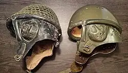 Comparison between Romanian M73 Airborne Model 2 and the polish Hełm wz. 63