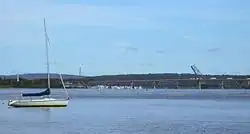 The river near its mouth