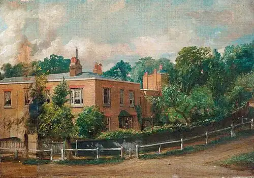 View of Lower Terrace, Hampstead by John Constable