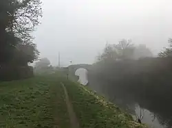 Packenham Bridge looking south-west at Barnhill