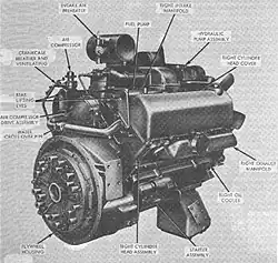 Cummins V8-300 (right rear)