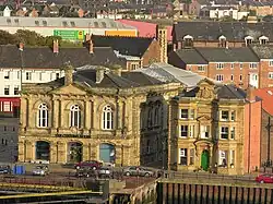 Photograph of the Customs House on the River Tyne.