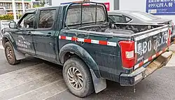 2017 Dongfeng/ZNA Rich rear view, based on the D22 Navara