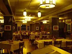 Inn dining room