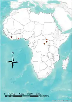 Map of range