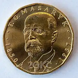 Twenty crown model 2018 I - Tomáš Garrigue Masaryk