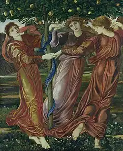 Edward Burne-Jones, Garden of the Hesperides, 1869–1873, Hamburger Kunsthalle
