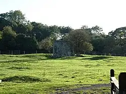 Remains of Bishops Palace at Palace Farmhouse